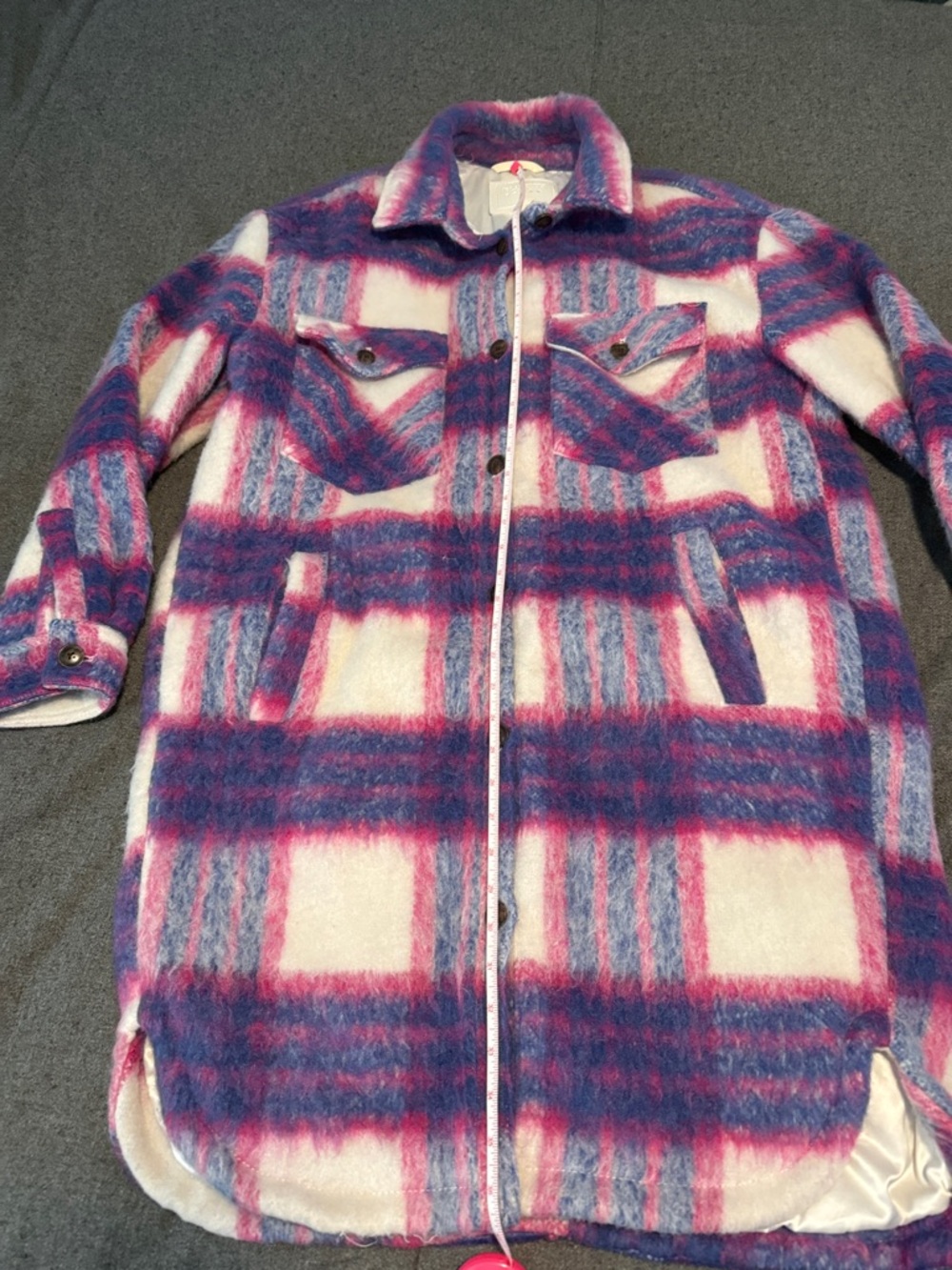 Blank NYC plaid shacket, L - Picture 5 of 13